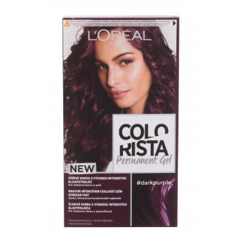 L'Oréal Paris Colorista Permanent Gel 60 ml farba do włosów dla kobiet Uszkodzone pudełko Dark Purple