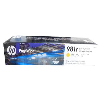 HP originální ink L0R15A, HP 981Y, yellow, 16000str., 185ml, extra high capacity, HP PageWide MFP E58650, 556, Flow 586