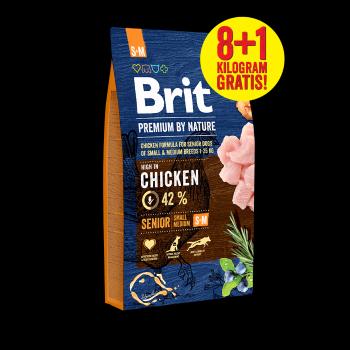BRIT Premium By Nature Senior Small Medium S+ M 8 kg + 1 kg GRATIS