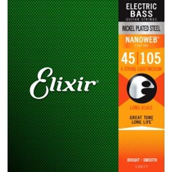 Elixir Bel 45-105 14077 - Struny Do Gitary Basowej