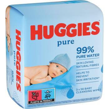 Huggies Pure chusteczki pielęgnacyjne 3x56 szt.