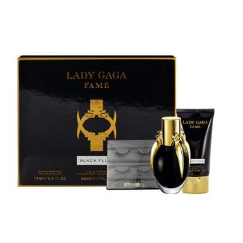 Lady Gaga Fame zestaw Edp 50ml + 75ml Żel pod prysznic +  sztuczne rzęsy dla kobiet