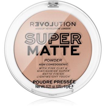 Revolution Relove Super Matte Powder puder matujący odcień Beige 6 g