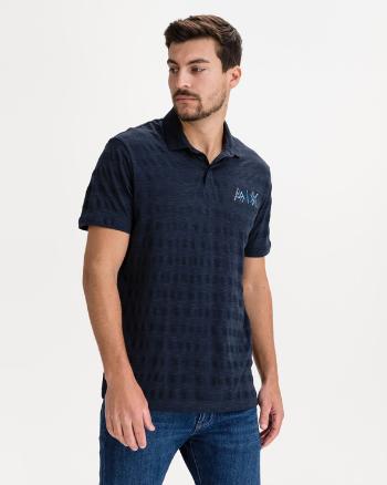 Armani Exchange Polo Koszulka Niebieski