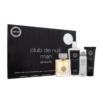 Armaf Club de Nuit zestaw EDT 105 ml + żel pod prysznic 100 ml + dezodorant 50 ml + szampon 250 ml dla mężczyzn Uszkodzone pudełko