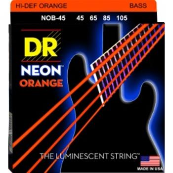 Dr Nob 45-105 Neon Orange Bass Struny Gitara Basowa