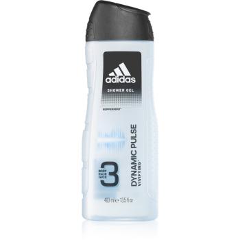 Adidas Dynamic Pulse żel pod prysznic do twarzy, ciała i włosów 3 w 1 400 ml