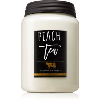 Milkhouse Candle Co. Farmhouse Peach Tea świeczka zapachowa Mason Jar 737 g