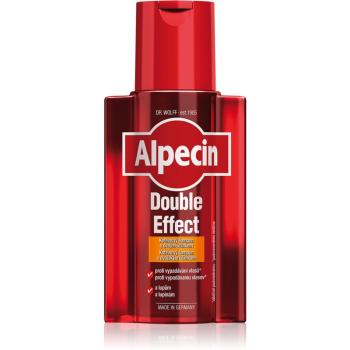 Alpecin Double Effect szampon kofeinowy dla mężczyzn przeciw łupieżowi i wypadaniu włosów 200 ml