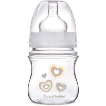 canpol babies Newborn Baby butelka dla noworodka i niemowlęcia 0m+ Beige 120 ml