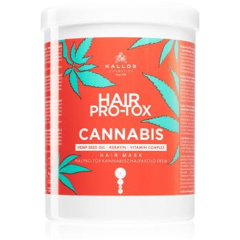 Kallos Hair Pro-Tox Cannabis regenerująca maska do włosów z olejkiem konopnym 1000 ml