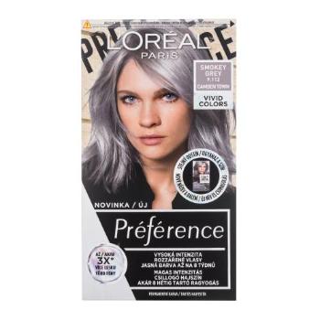 L'Oréal Paris Préférence Vivid Colors 60 ml farba do włosów dla kobiet Uszkodzone pudełko 9,112 Smokey Grey