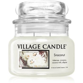 Village Candle Snoconut świeczka zapachowa (Glass Lid) 262 g