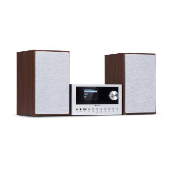 Auna Connect System, wieża stereo, maks. 40 W, radio internetowe/DAB+/FM, odtwarzacz CD