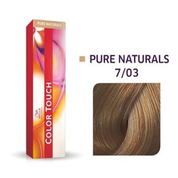 Wella Professionals Color Touch Pure Naturals profesjonalna demi- permanentna farba do włosów z wielowymiarowym efektem 7/03 60 ml