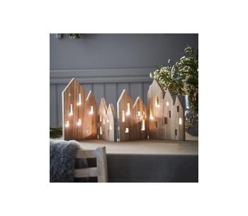 Markslöjd 705742 - LED Dekoracja bożonarodzeniowa VIEW 20xLED/0,06W/3V drewno