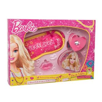 Barbie Barbie zestaw Edt 100 ml + Błyszczyk do ust 2 g + Maska do spania dla dzieci