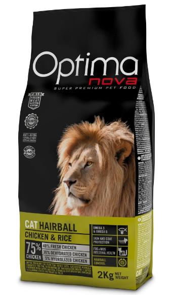 OPTIMAnova  cat   HAIRBALL chicken/rice - 2kg