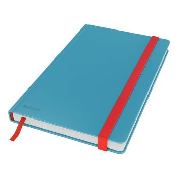 Niebieski notatnik z miękką powierzchnią Leitz, 80 stron