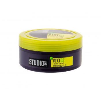 L'Oréal Paris Studio Line TXT 03 Grooming Clay 75 ml wosk do włosów dla mężczyzn Uszkodzone pudełko