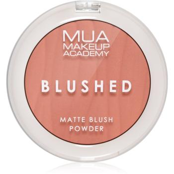 MUA Makeup Academy Blushed Powder Blusher pudrowy róż odcień Rose Tea 5 g