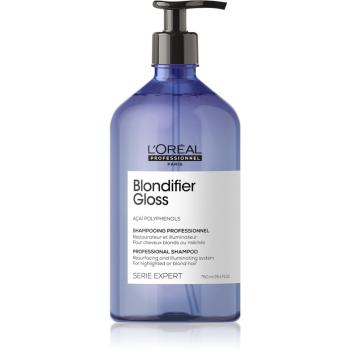 L’Oréal Professionnel Serie Expert Blondifier szampon upiększający i regenerujący do włosów rozjaśnionych, z pasemkami w odcieniu chłodnego blondu 750