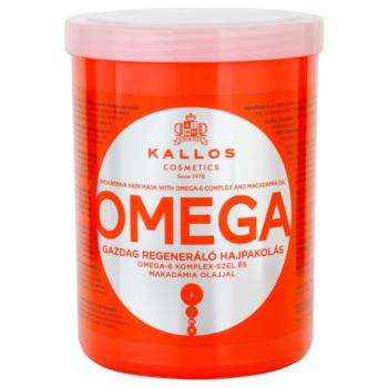 Kallos Omega odżywcza maska do włosów z kompleksem omega-6 i olejkiem makadamia 1000 ml