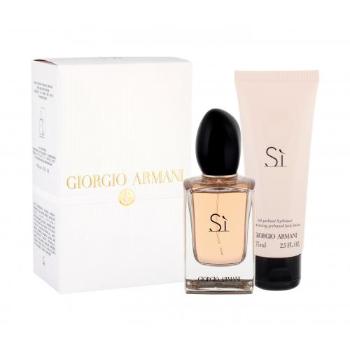 Giorgio Armani Sì zestaw Edp 50 ml + Mleczko do ciała 75 ml dla kobiet