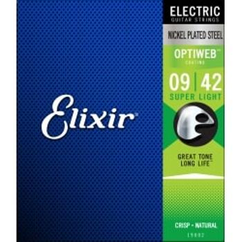 Elixir Optiweb 0942 19002 Struny Do Gitary Elektrycznej