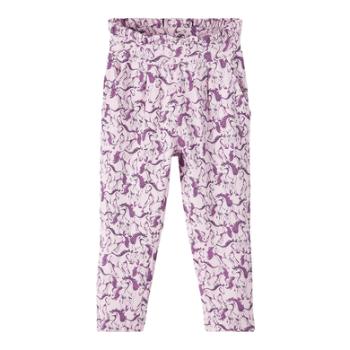 name it Paperbag Trousers Nmflinar Pink Lavender