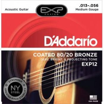 D'addario Exp12 Struny Do Gitary Akustycznej