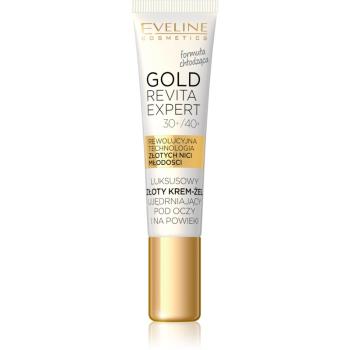 Eveline Cosmetics Gold Revita Expert ujędrniający krem pod oczy z efektem chłodzącym 15 ml