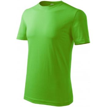Klasyczna koszulka męska, zielone jabłko, L