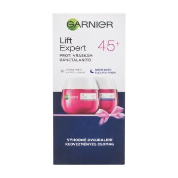 Garnier Skin Naturals Lift Expert 45+ Duo Set zestaw Krem do twarzy na dzień 50 ml + krem do twarzy na noc 50 ml dla kobiet Uszkodzone pudełko