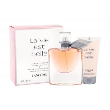Lancôme La Vie Est Belle zestaw Edp 50ml + 50ml Body lotion dla kobiet Uszkodzone pudełko