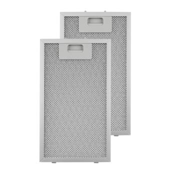 Klarstein Lorea, filtry przeciwtłuszczowe do okapu kuchennego, aluminium, 18,5 × 31,8 cm, 2 szt.