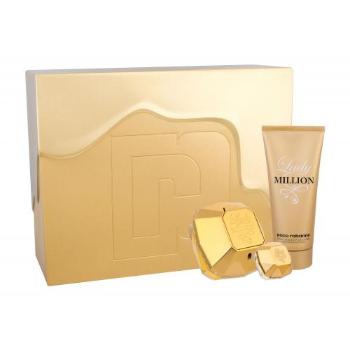 Paco Rabanne Lady Million zestaw Edp 80 ml + Mleczko do ciała 100 ml + Edp 5 ml dla kobiet