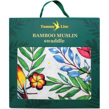 Tommy Lise Bamboo Muslin Swaddle Blooming Day pieluchy wielorazowe 120x120 cm 1 szt.