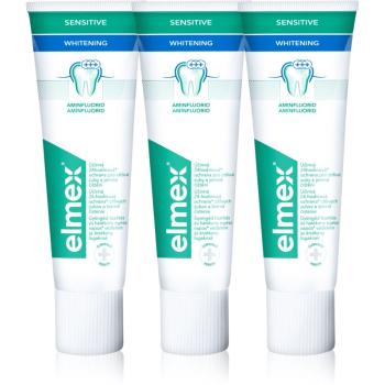 Elmex Sensitive Whitening pasta dla naturalnie białych zębów 3x75 ml