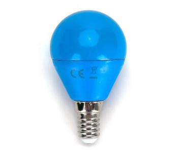 LED Żarówka G45 E14/4W/230V niebieska -