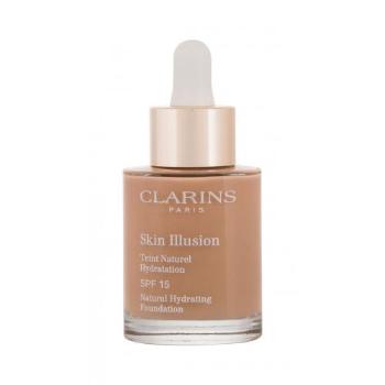 Clarins Skin Illusion Natural Hydrating SPF15 30 ml podkład dla kobiet 112 Amber