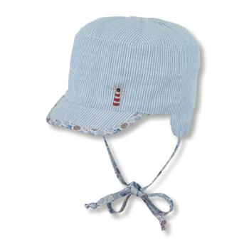 Sterntaler Dwustronna czapka, niebieska