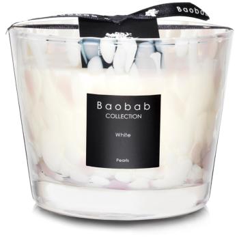 Baobab Pearls White świeczka zapachowa 10 cm