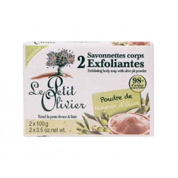 Le Petit Olivier Exfoliating Body Soap Olive Pit Powder 200 g peeling do ciała dla kobiet