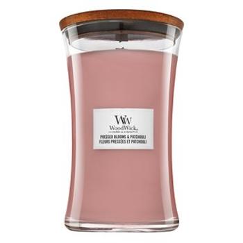 Woodwick Pressed Blooms & Patchouli świeca zapachowa 610 g