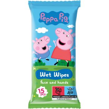 Peppa Pig Wet Wipes chusteczki nawilżające dla dzieci 15 szt.