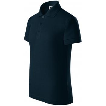Koszulka polo dla dzieci, ciemny niebieski, 110cm / 4lata