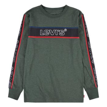 Levi's® Kids Koszula z długim rękawem zielona