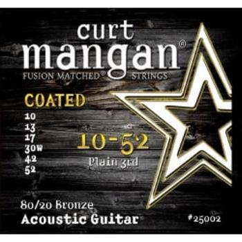 Curt Mangan 10-52 80/20 Bronze Coated Struny Do Gitary Akustycznej