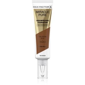 Max Factor Miracle Pure Skin podkład o przedłużonej trwałości SPF 30 odcień 100 Cocoa 30 ml